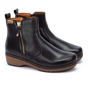 NIB Pikolinos Granada Leather Boots | Black | 39 (8.5)